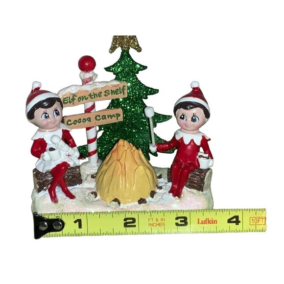 Elf on the Shelf Lighted Christmas Campfire Tabletop  small Light 4.25" H - Picture 9 of 11